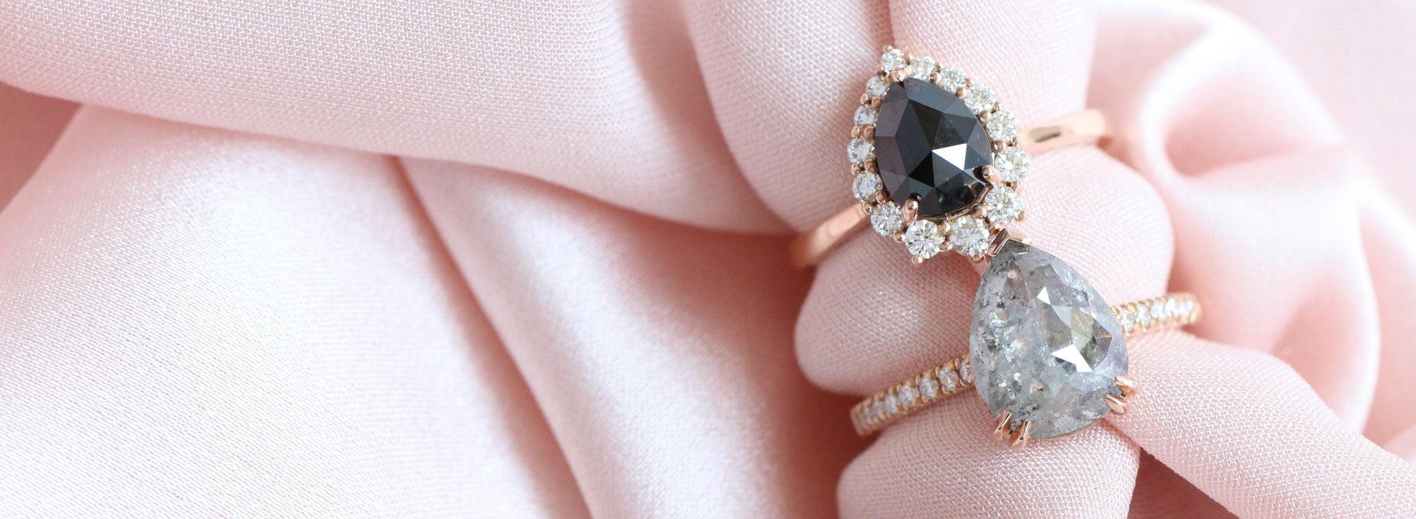 Pear shaped discount bridal sets