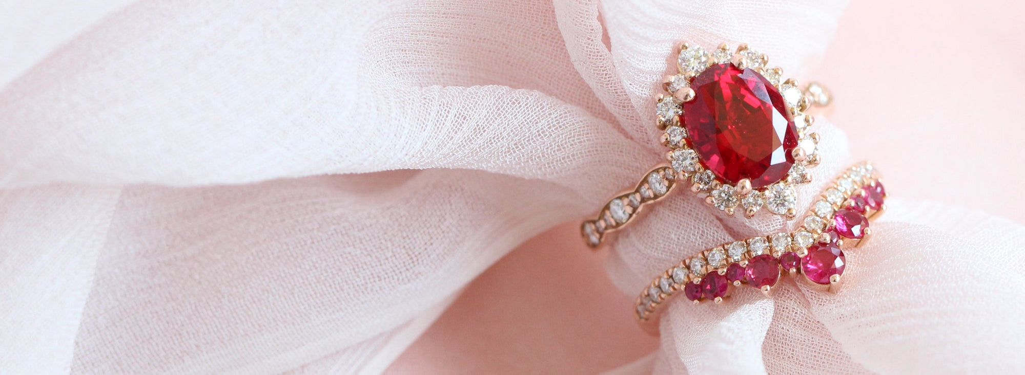 Diamond and ruby engagement ring store