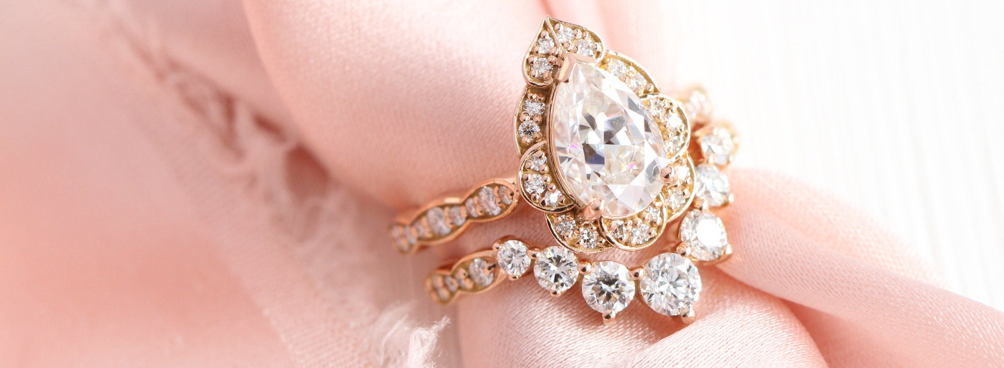 Unique wedding cheap ring set