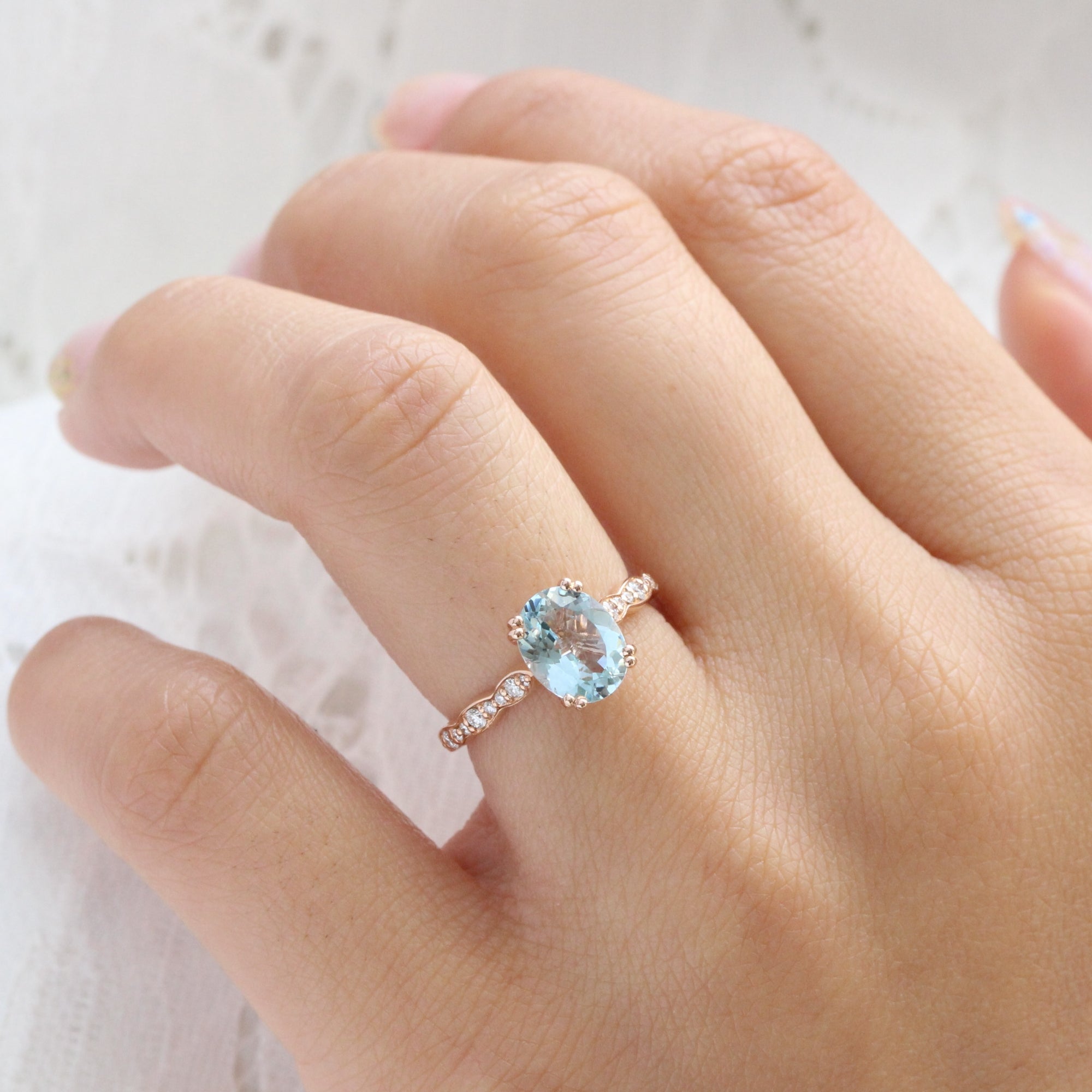Aquamarine diamond Clearance