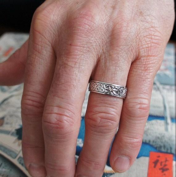 Trinity knot wedding ring sale