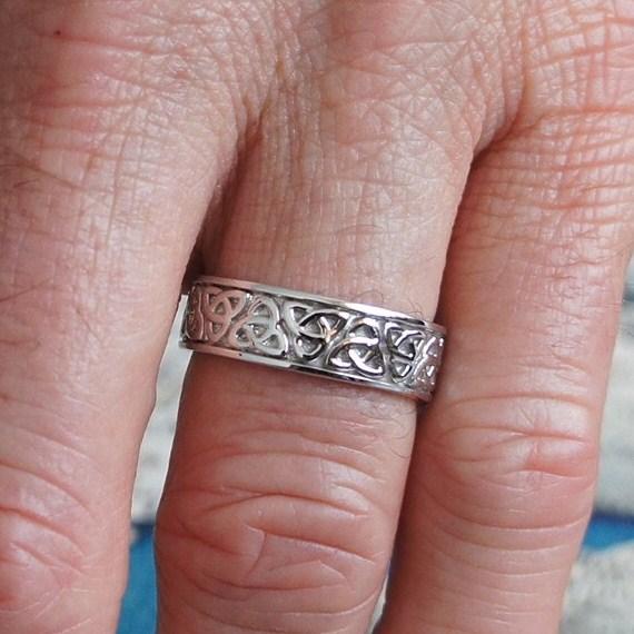 Celtic knot hot sale wedding ring