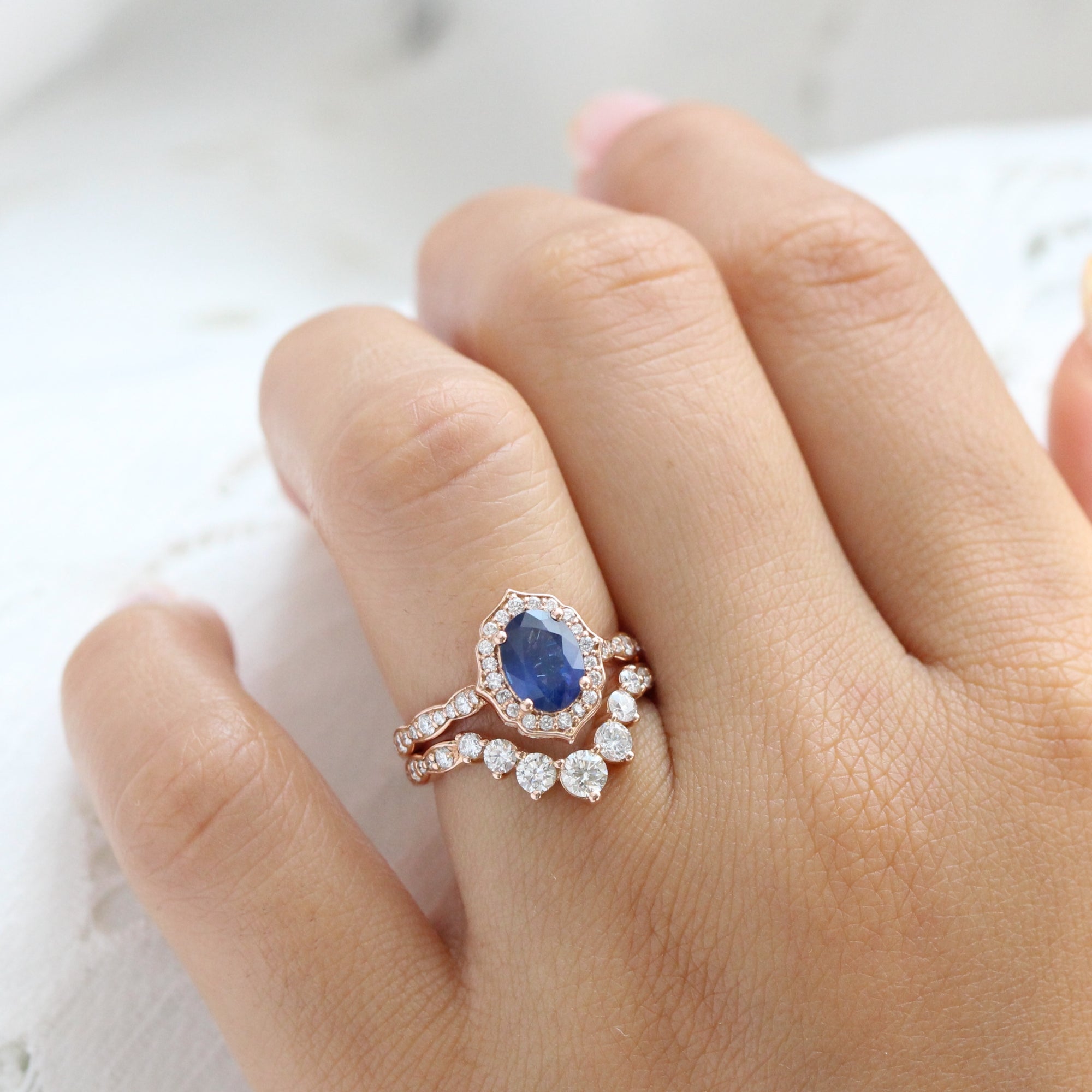 Diamond and sapphire jewelry best sale