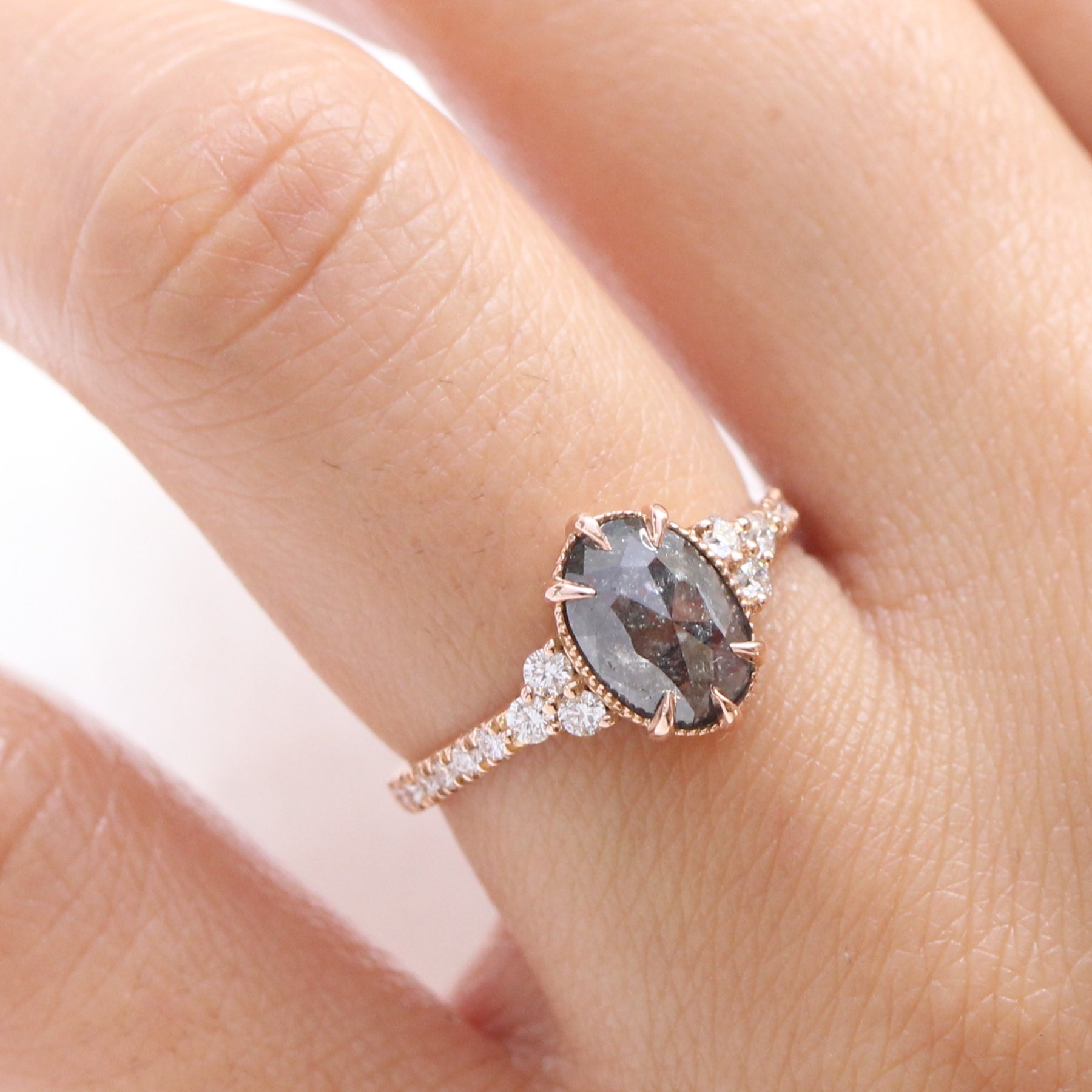 Vintage stone cheap engagement rings