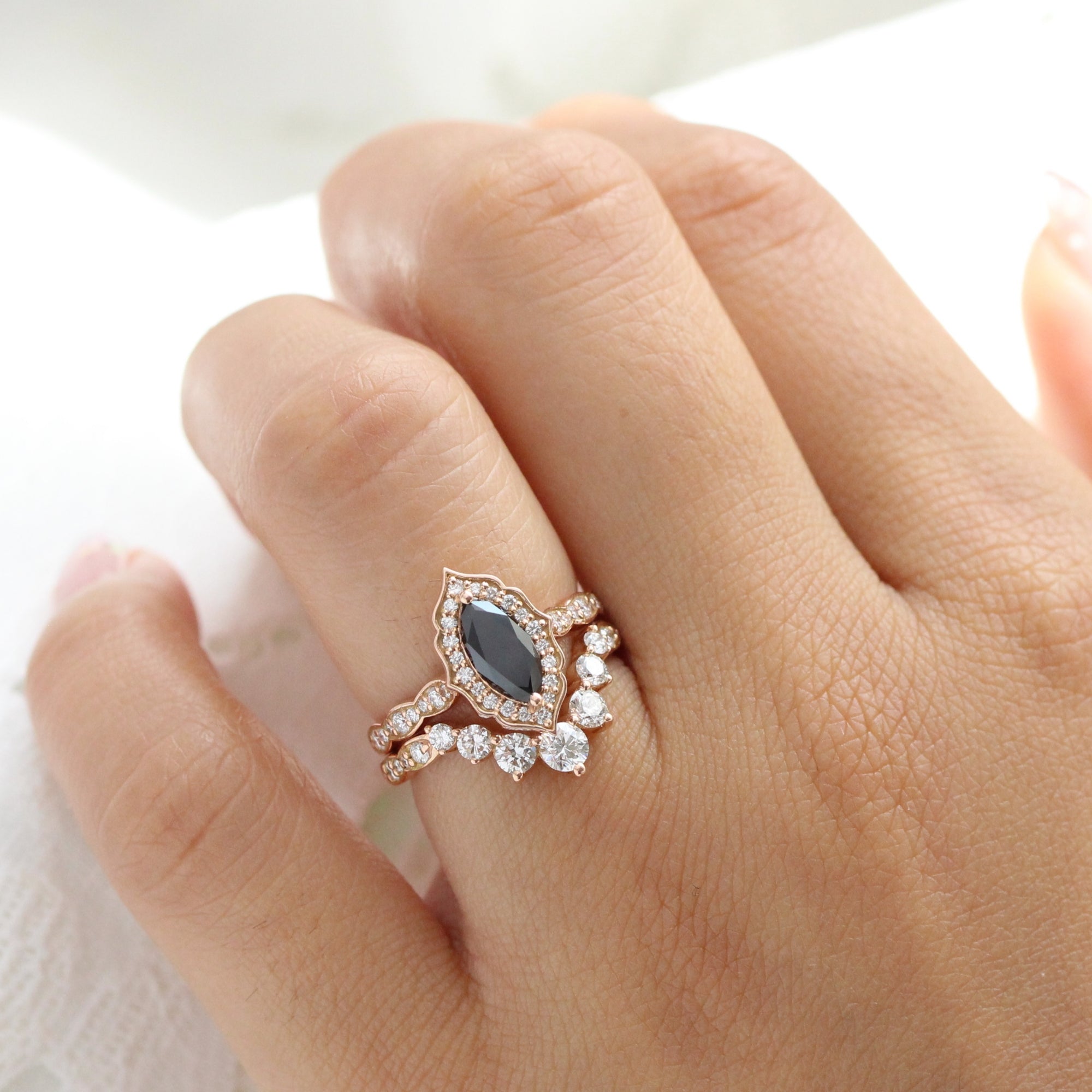 Black shop diamond alternative