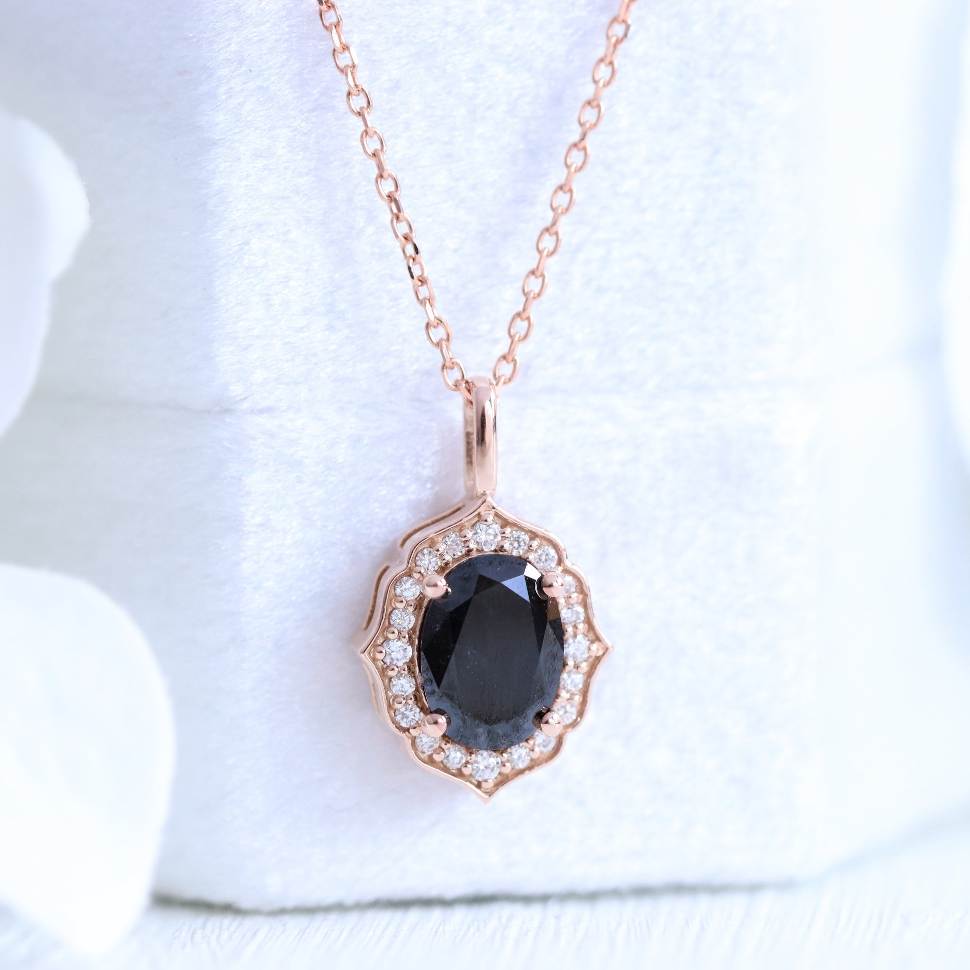 Vintage style diamond shop necklace