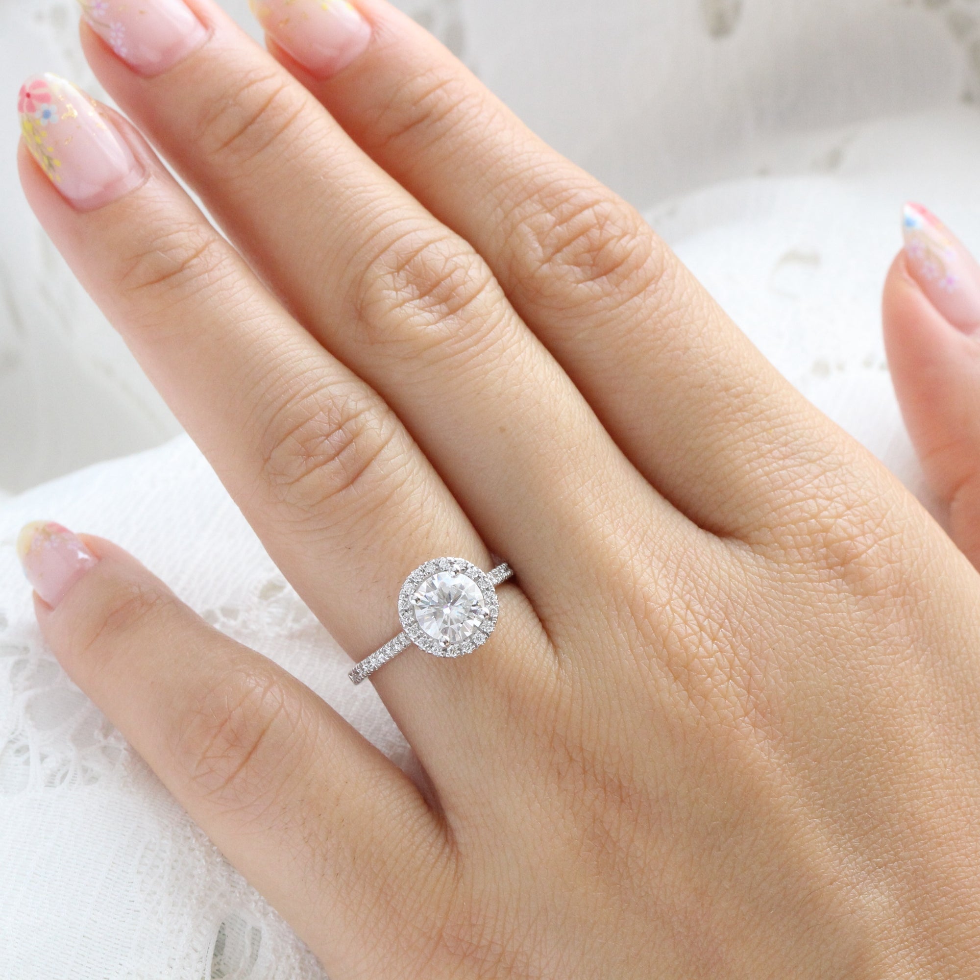 Diamond white ring Clearance