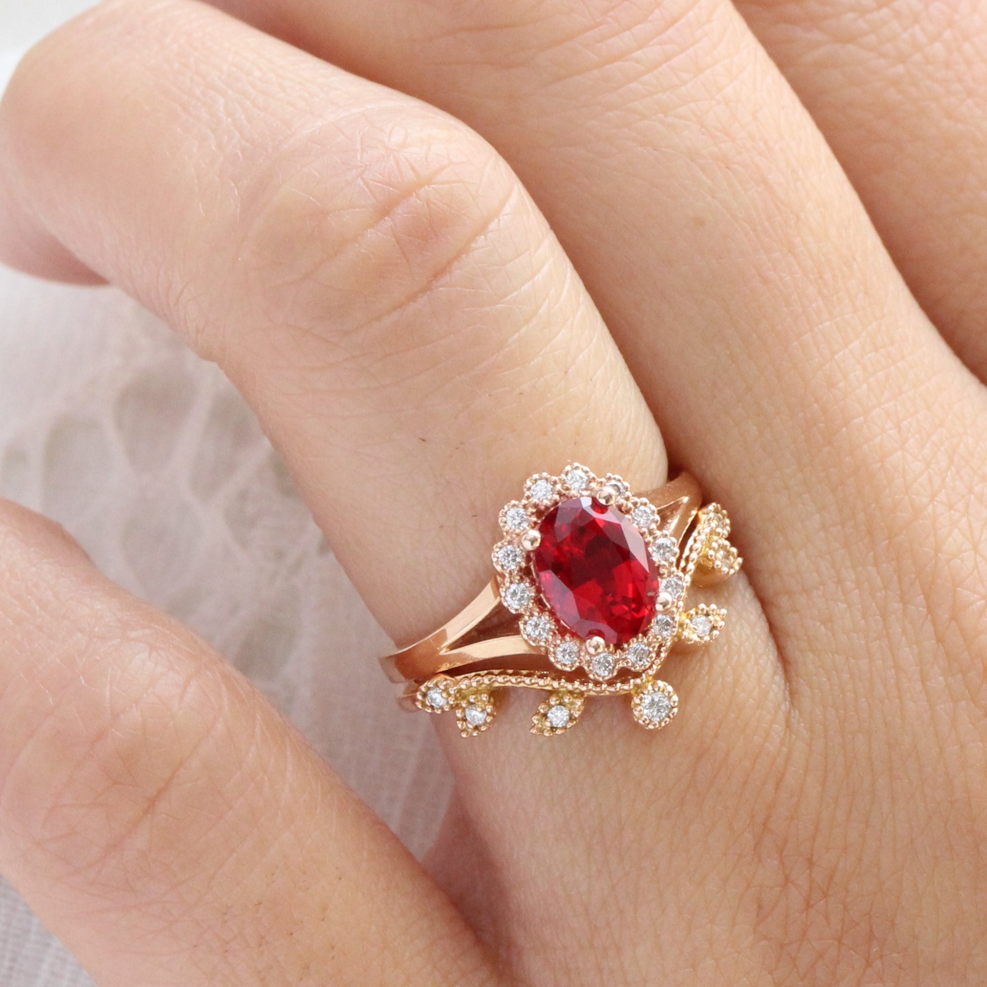 Unique ruby rings hot sale