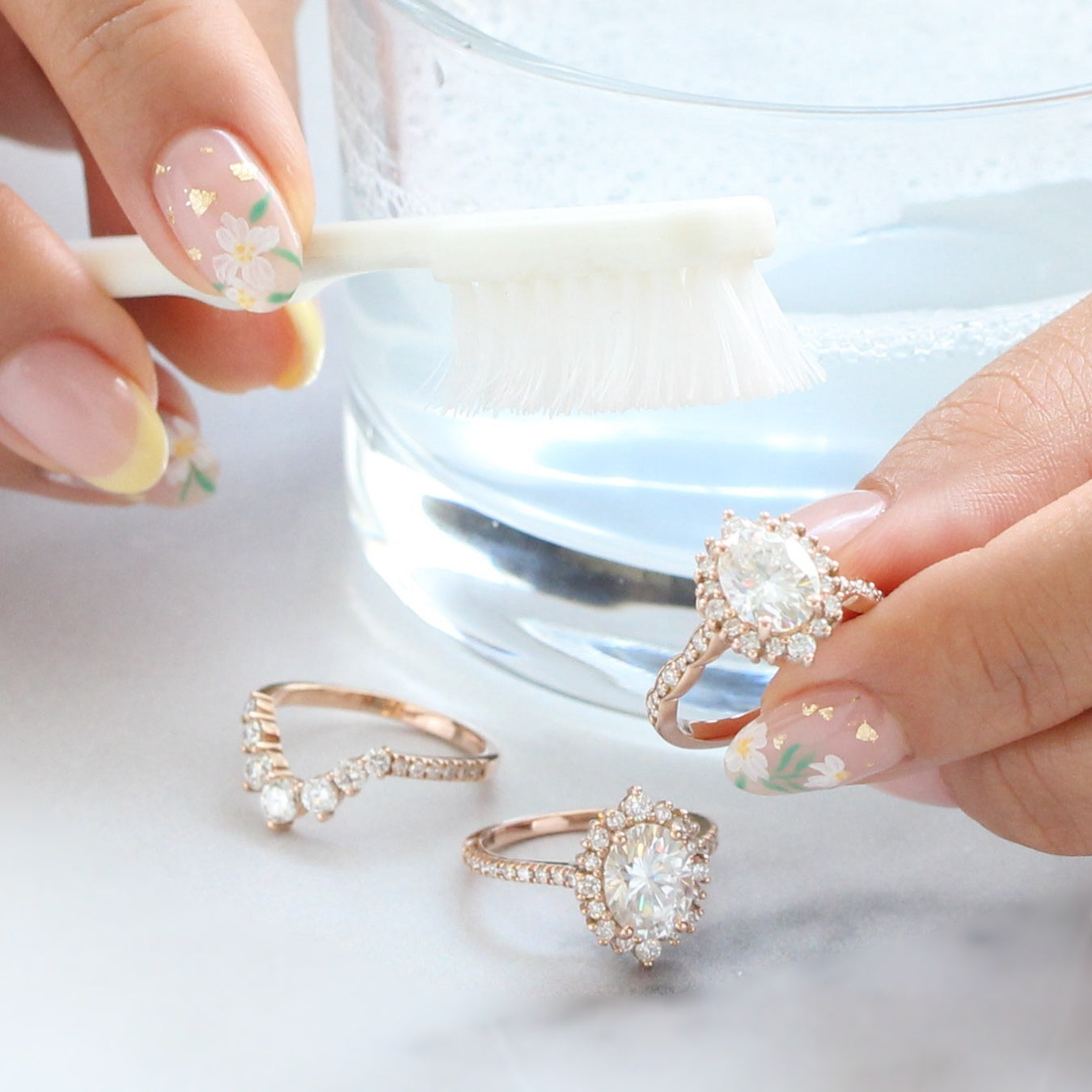 how to clean ring jewelry at home - jewelry cleaning guide by la more design