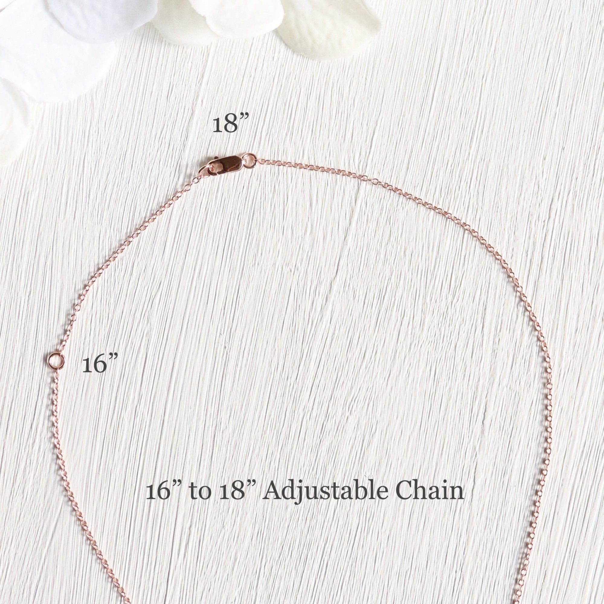 16” to 18" Adjustable Gold Chain Necklace La More Design Jewelry