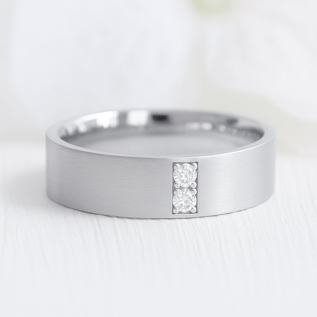 2 stone diamond wedding ring white gold, diamond wide wedding bands for him la more design jewelry