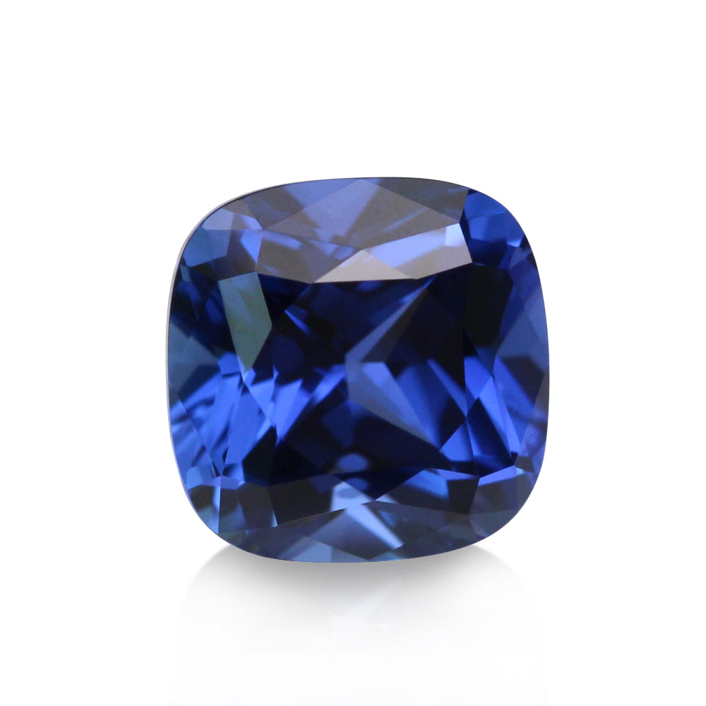 1.78 Ct Pear Ceylon Blue Sapphire Ring in 14k Rose Gold 3 Stone Diamond Ring, Size 6.5
