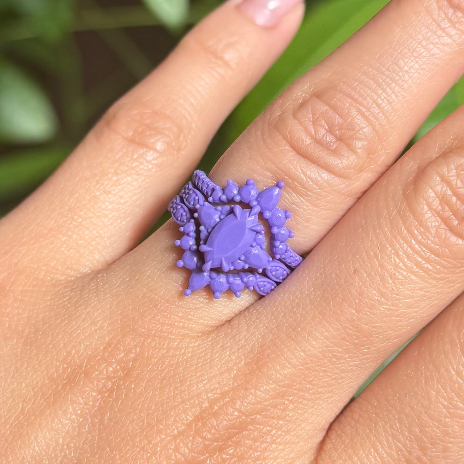 home try on rings 3D printed resin rings by la more design jewelry
