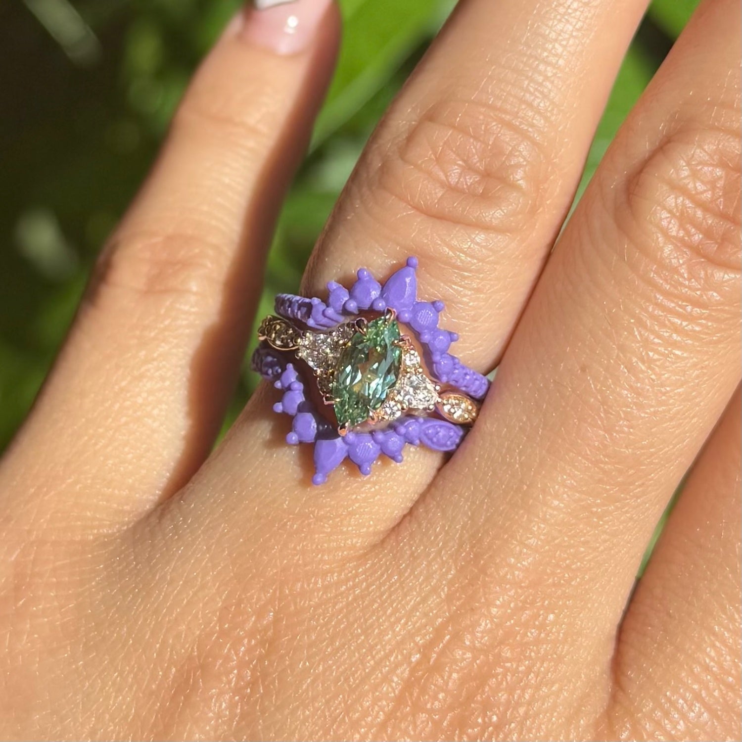 home try on rings 3D printed resin rings by la more design jewelry