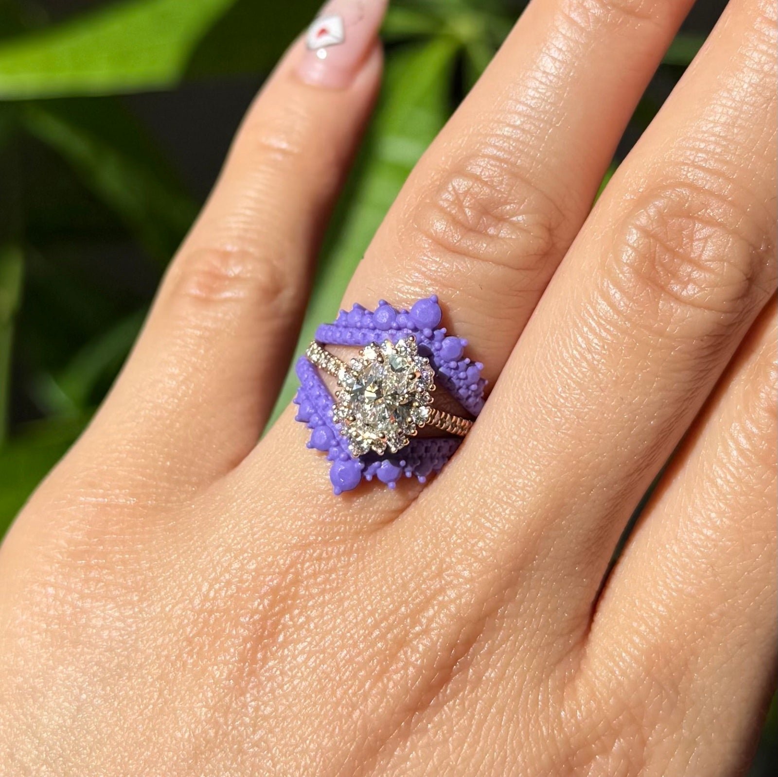 home try on rings 3D printed resin rings by la more design jewelry