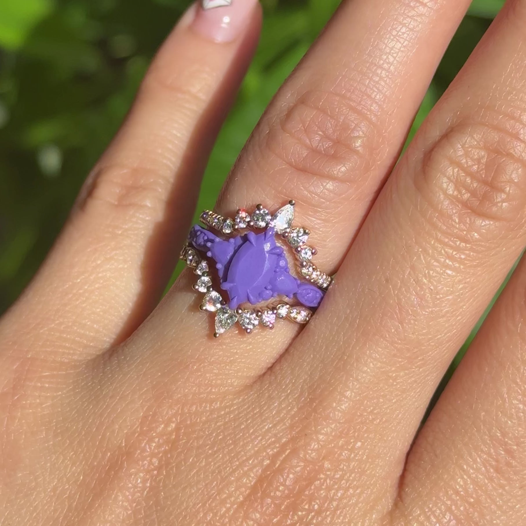 home try on rings 3D printed resin rings by la more design jewelry