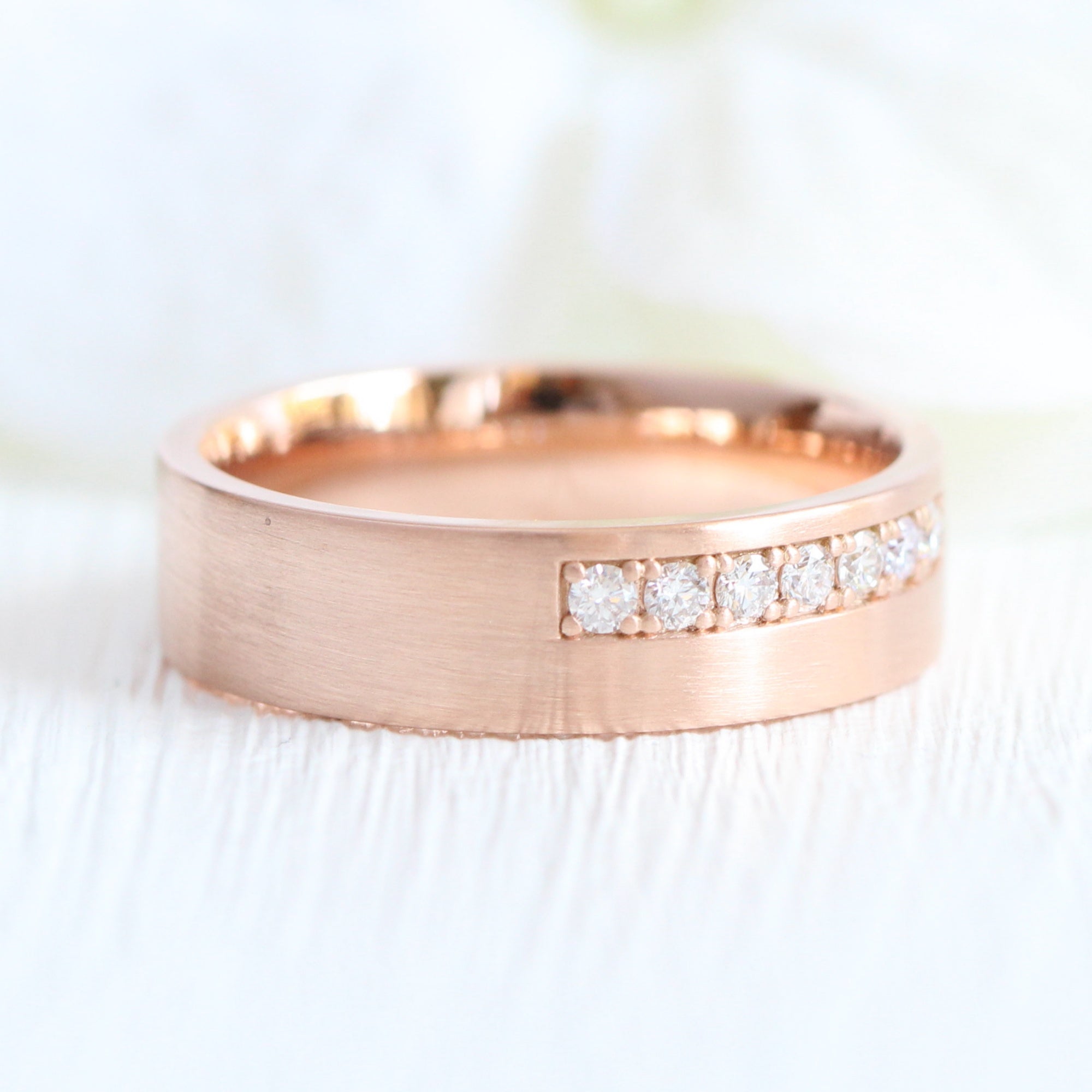 7 diamond wedding ring for him mens wide diamond wedding bands la more design jewelry