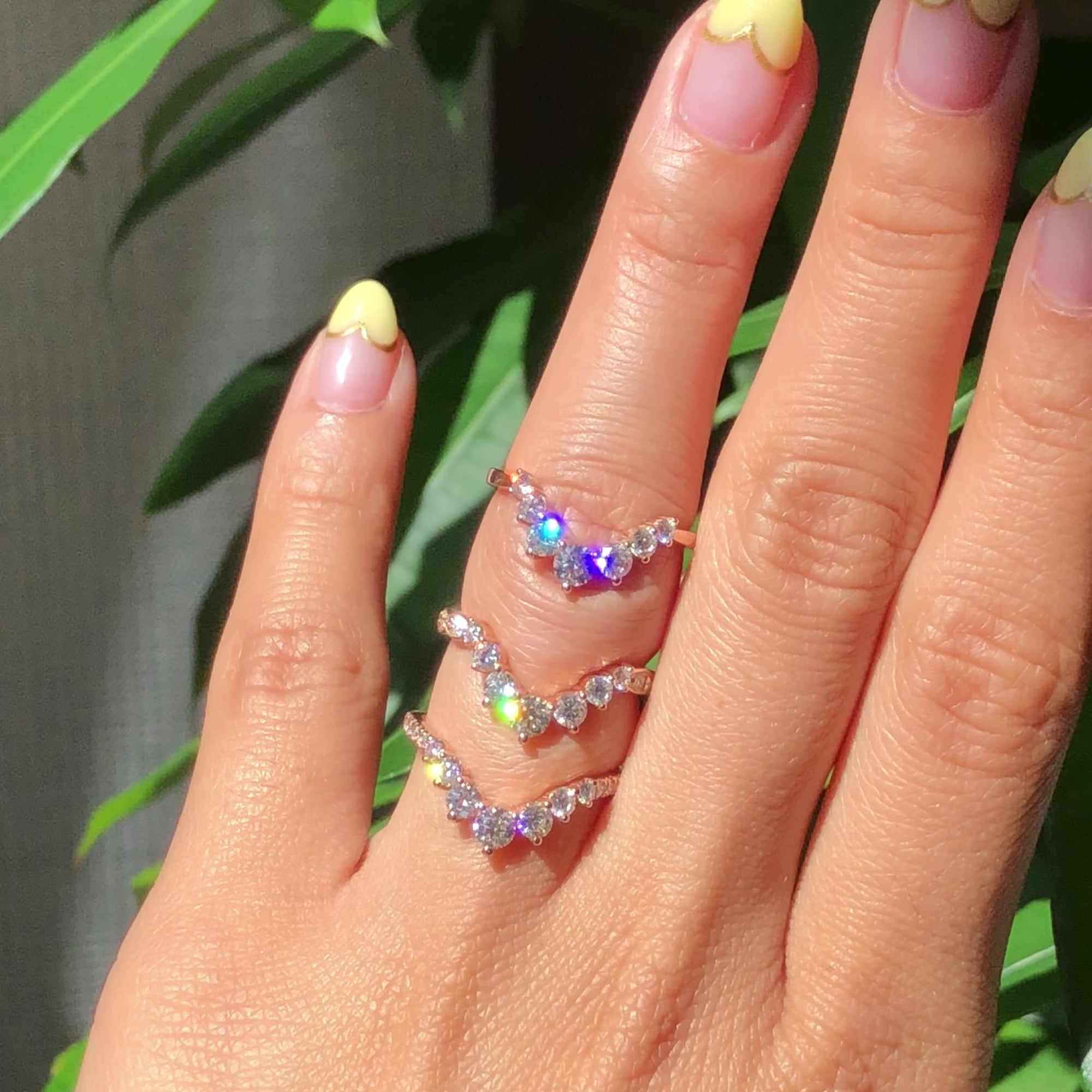 Luna Halo Pear Ruby Bridal Ring Set w/ Large 7 Diamond U Shaped Pave Band