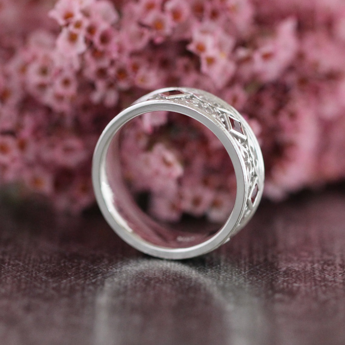 celtic wedding bands princess cut ruby wedding rings la more design jewelry