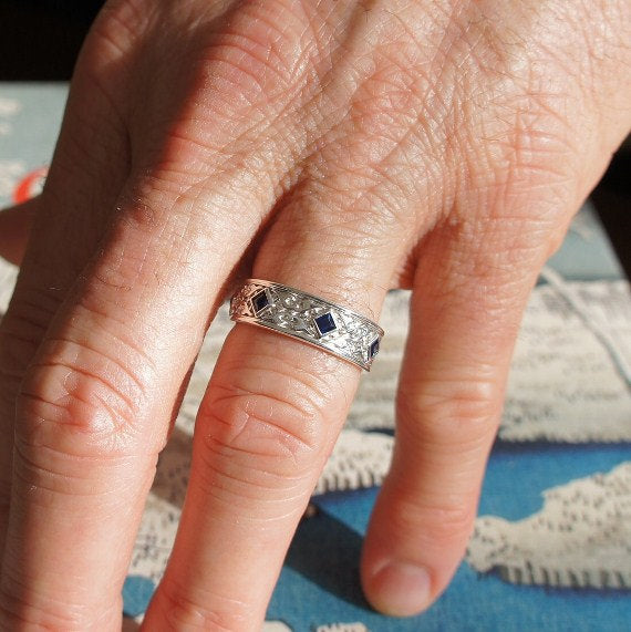 celtic wedding bands princess cut sapphire wedding rings la more design jewelry