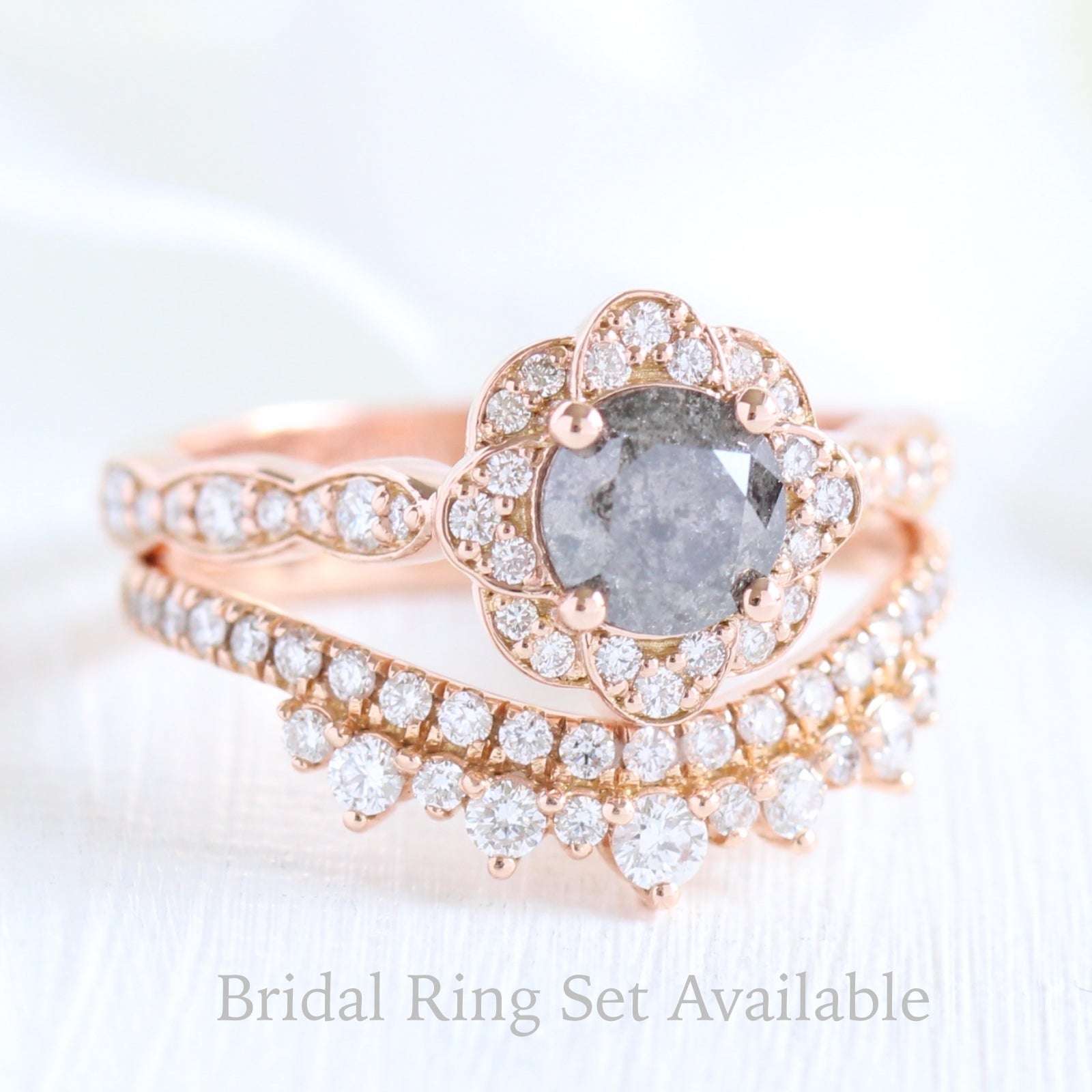 Grey diamond store eternity band