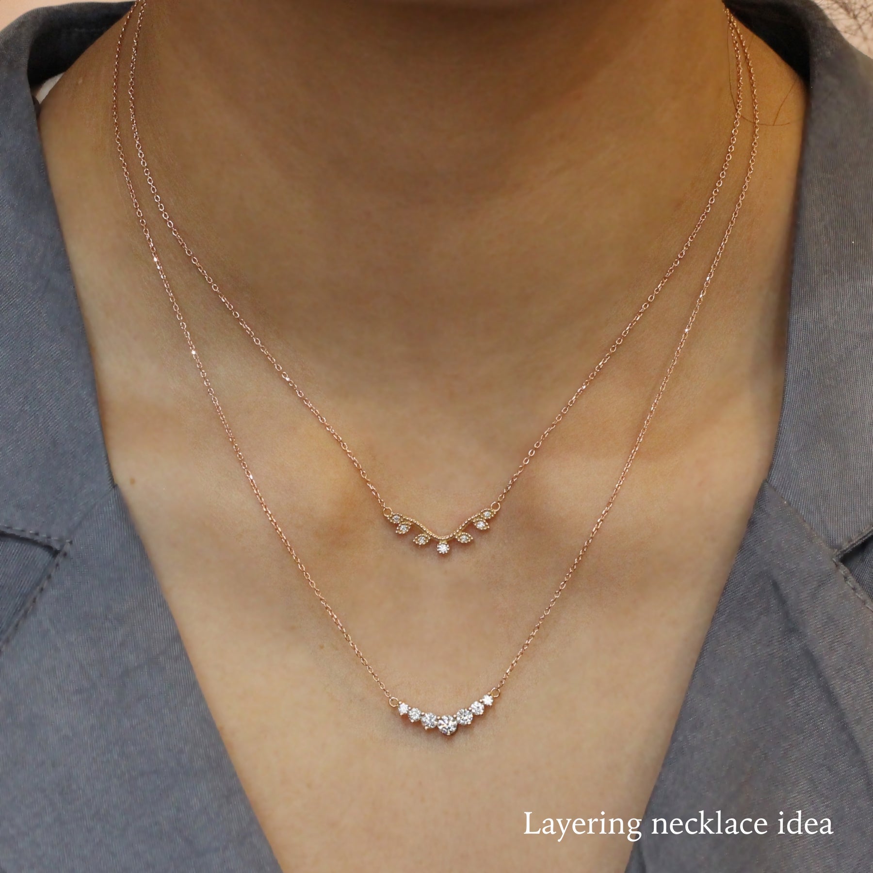 Layering necklaces, layered necklaces La More Design Jewelry
