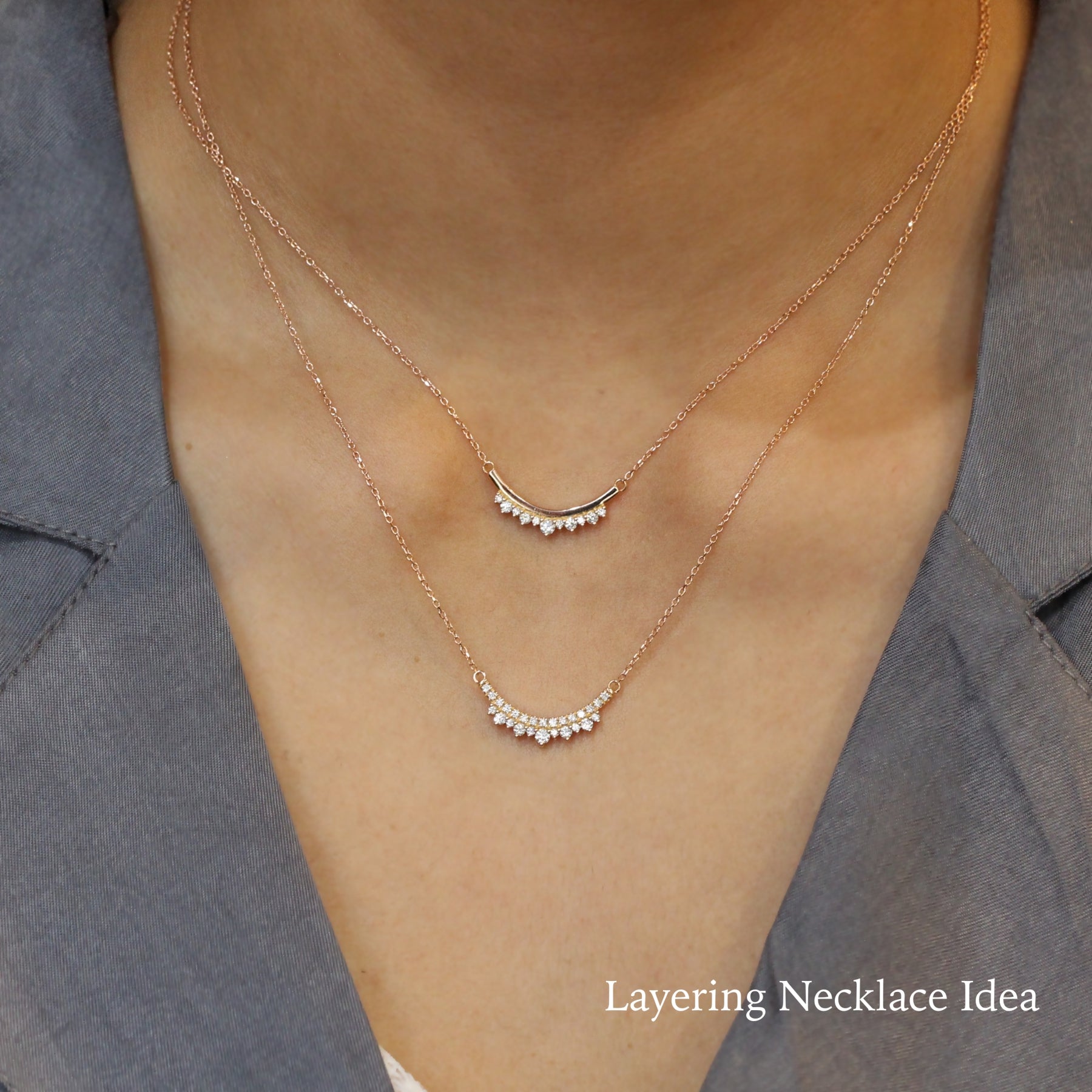 Layering necklaces, layered necklaces La More Design Jewelry