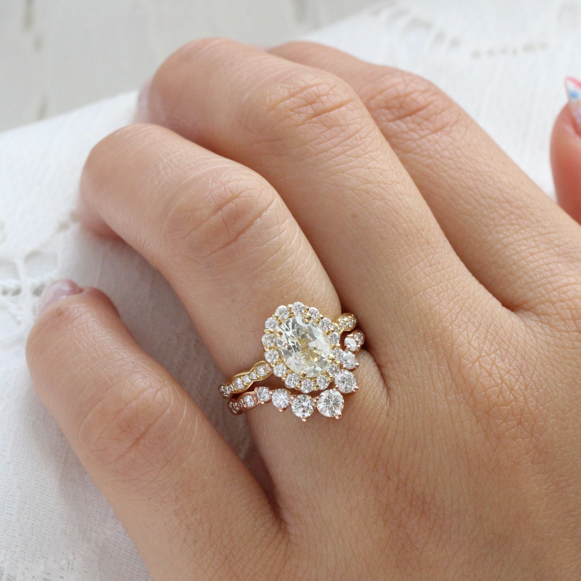 The Elegance Trilogy Yellow Sapphire Ring