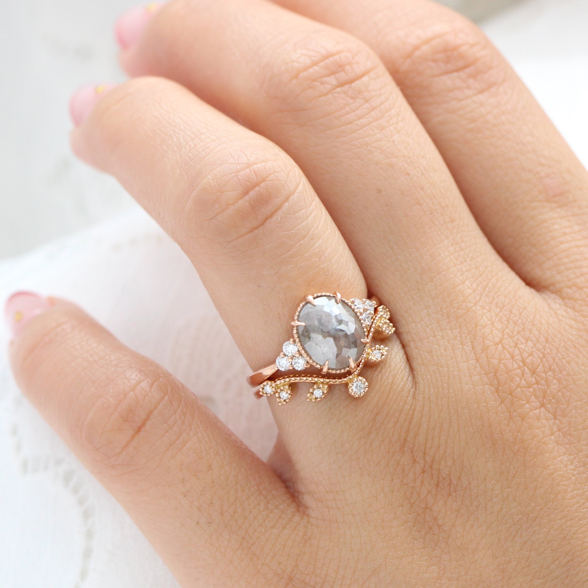 Old rose gold rings best sale