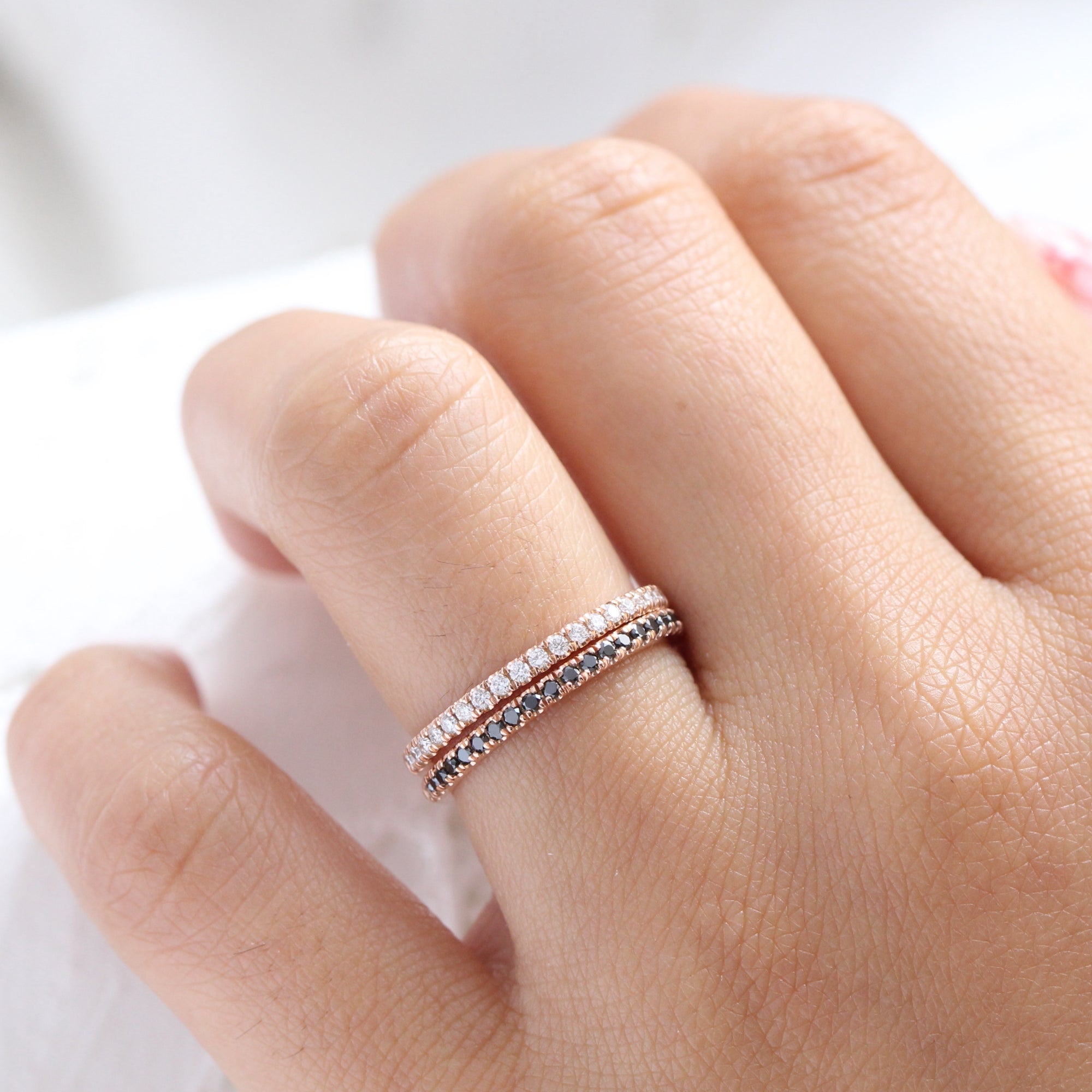 Sweet Pea 18K Diamond Half Eternity Ring | Jewellery By Dinny Hall