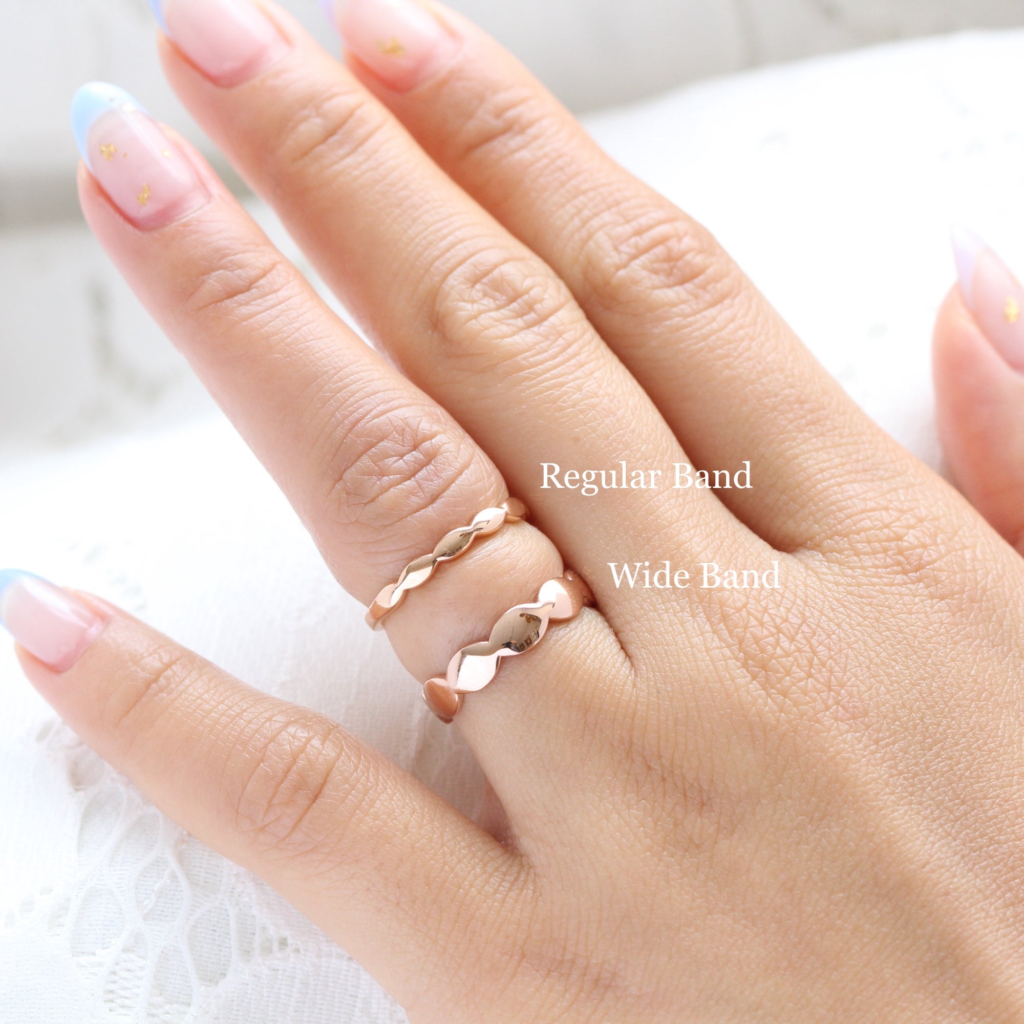 Dainty twig wedding band, solid gold ring | Eden Garden Jewelry™