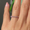 0.50 carat diamond wedding band rose gold half eternity ring la more design jewelry