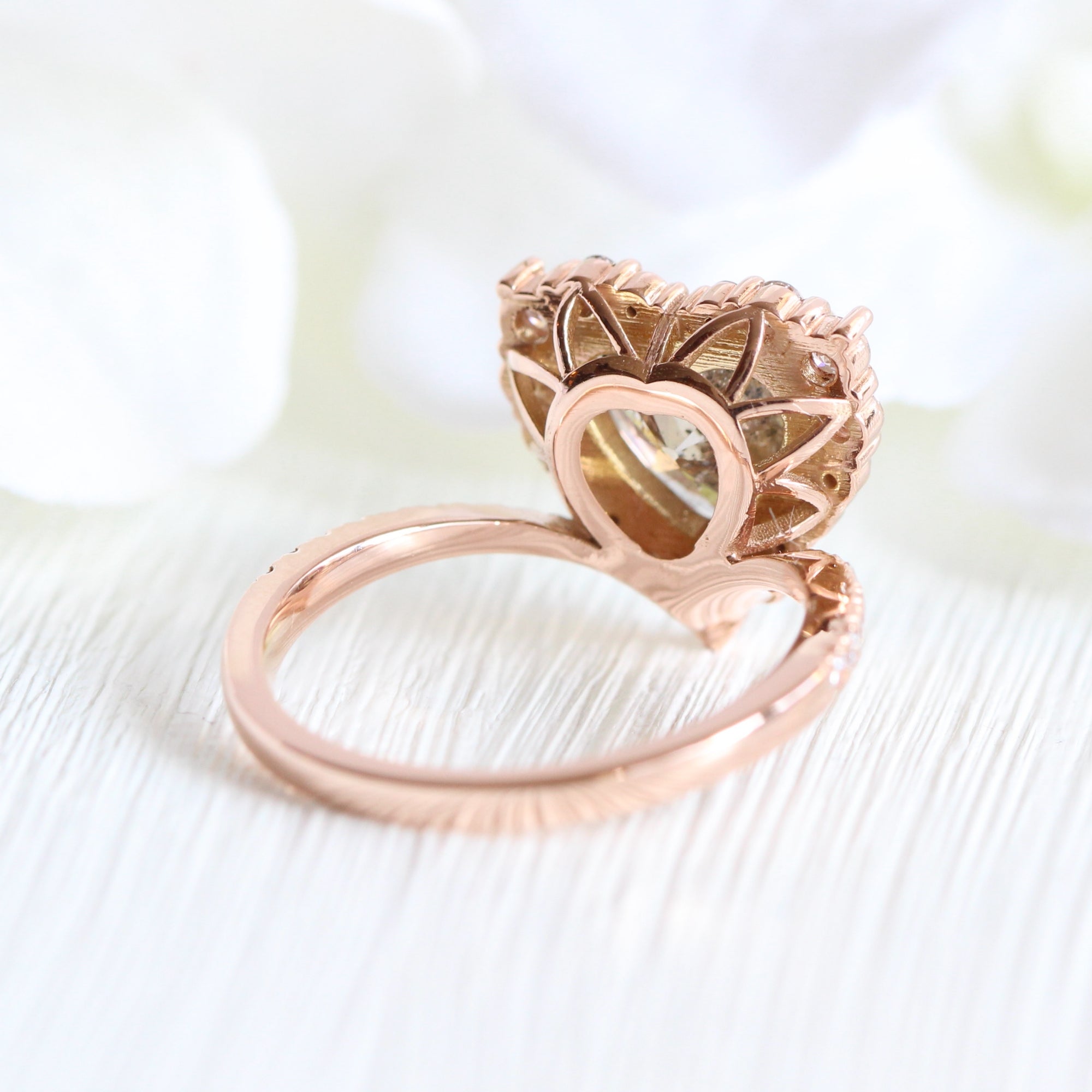Blue Salt Gold Plated Double Heart Ring - everythingwestward.co.uk