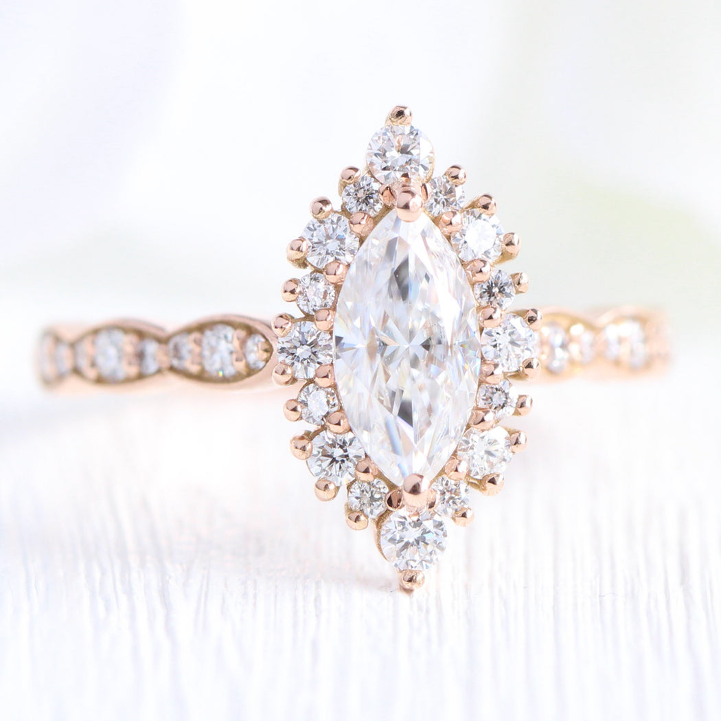 Marquise Engagement Rings, Marquise Bridal Sets and Stackable Rings ...