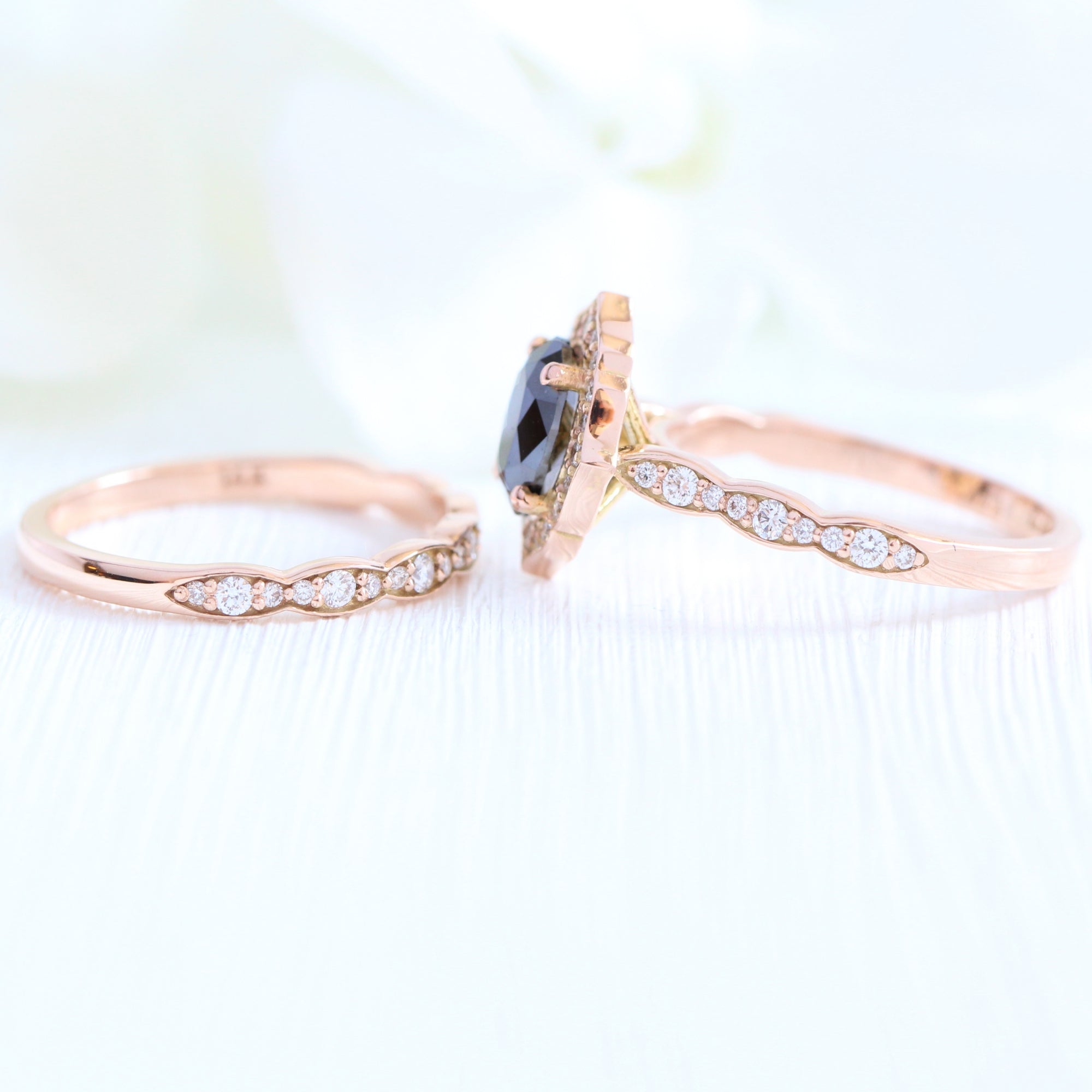 Vintage matching wedding bands cheap