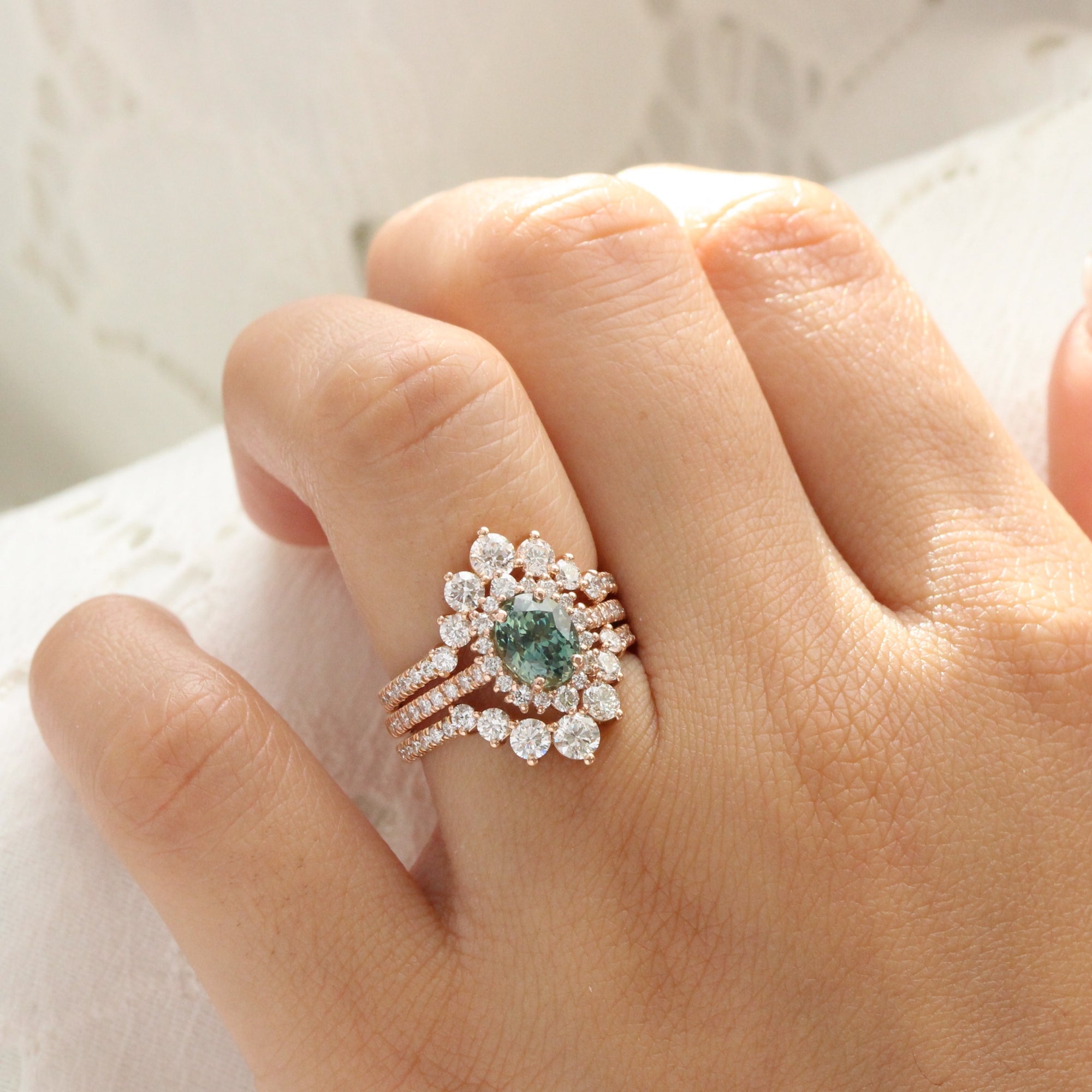 Diversity of Emerald Green Engagement Rings